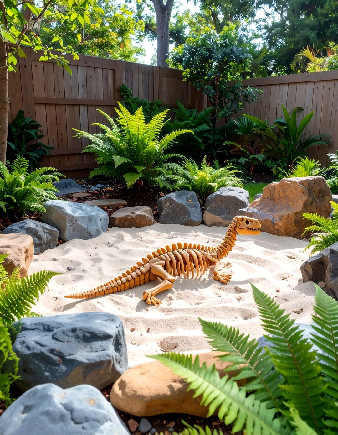 The Dinosaur Dig Site Backyard Play Area - 30 backyard play area ideas