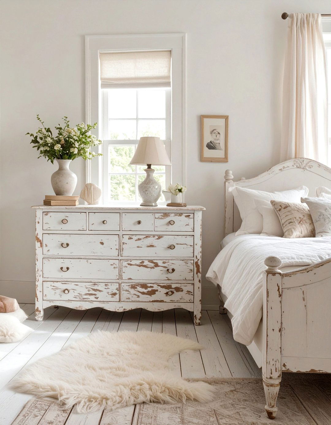 The Distressed Furniture Bedroom - 30 french country bedroom ideas
