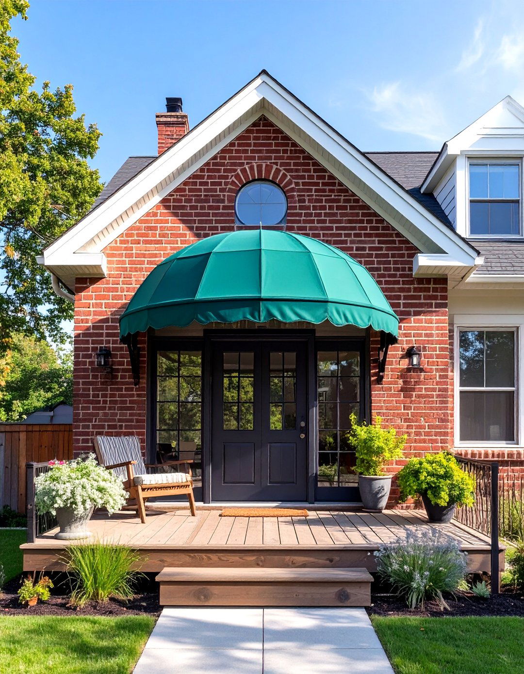 The Dome Shaped Awning - 30 deck awning ideas