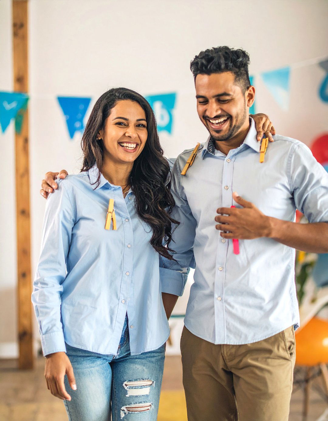 The Dont Say Baby Clothespin Game - 30 work baby shower ideas