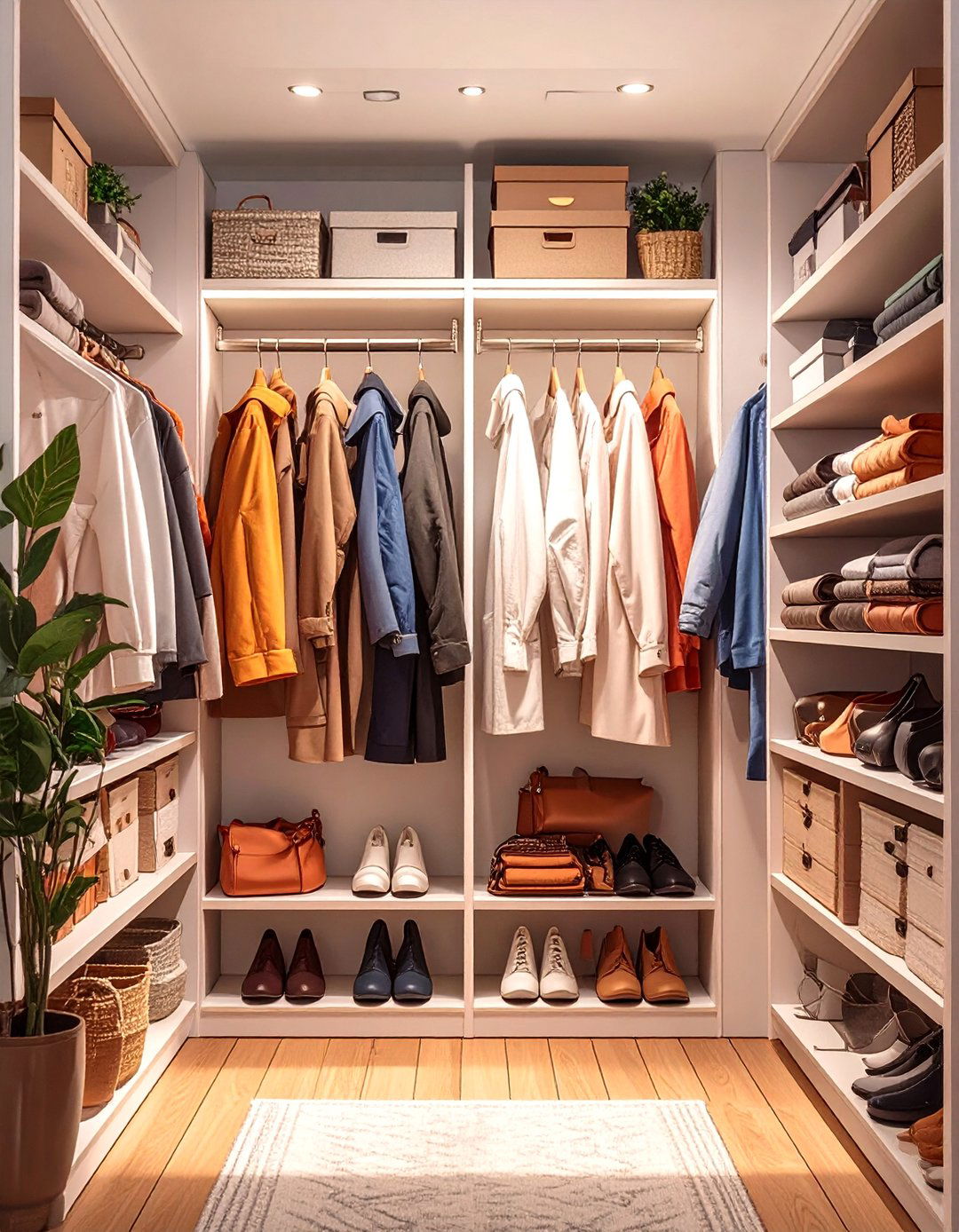 The Double Duty Closet and Pantry - 30 coat closet organization ideas