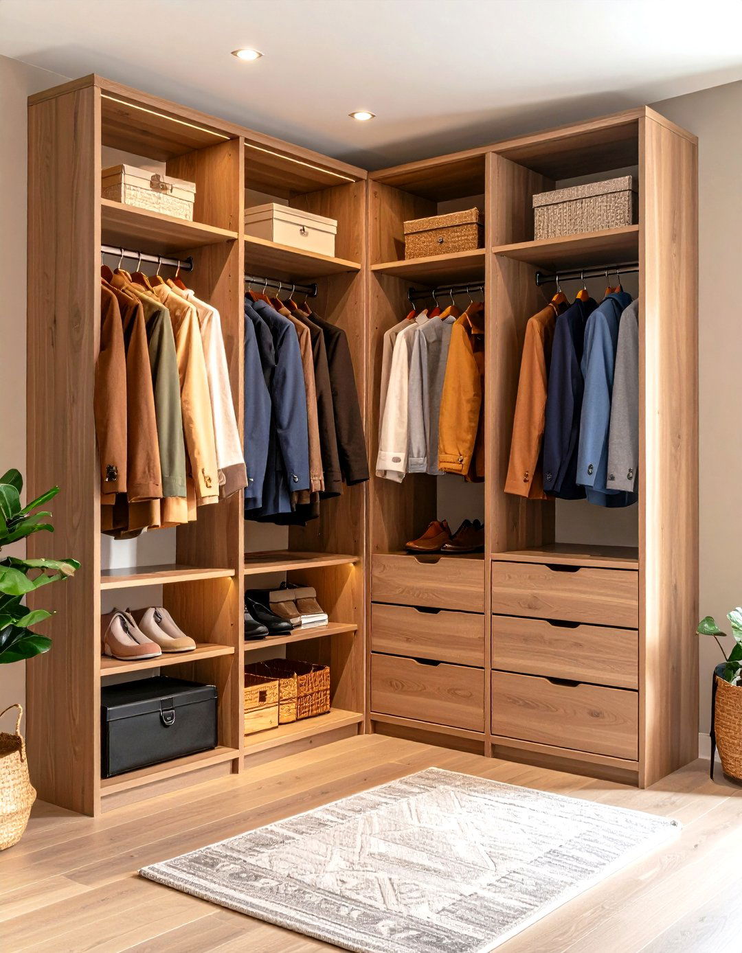 The Double Duty Entryway Closet and Office Nook - 30 entryway closet ideas