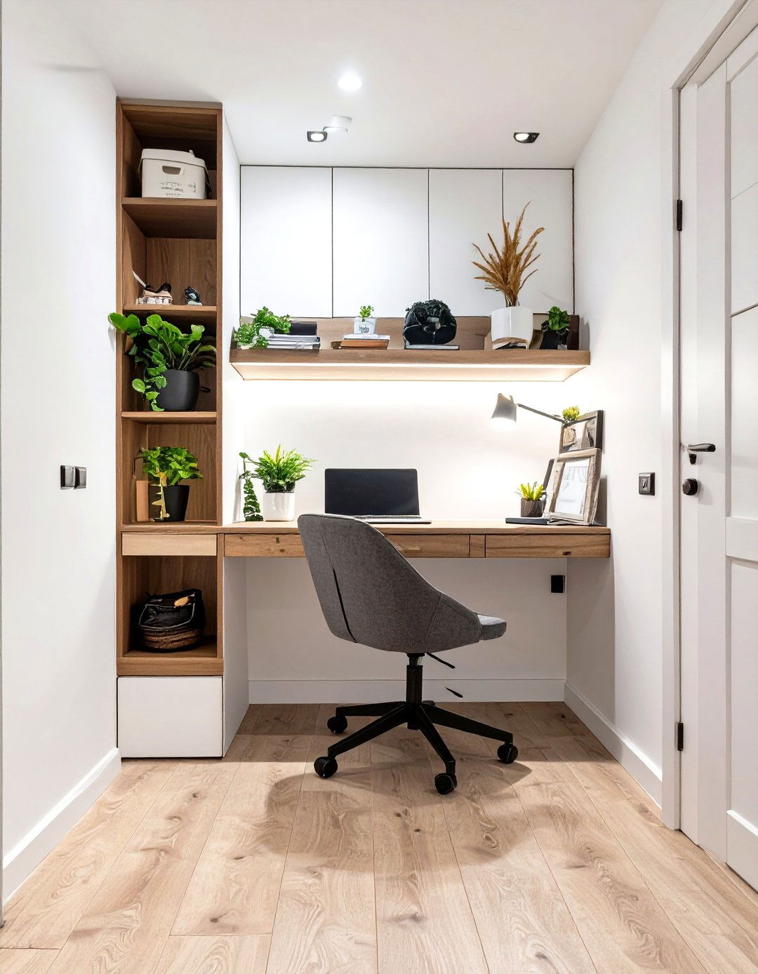 The Double Duty Home Office Entryway - 30 how to design a stylish entryway ideas