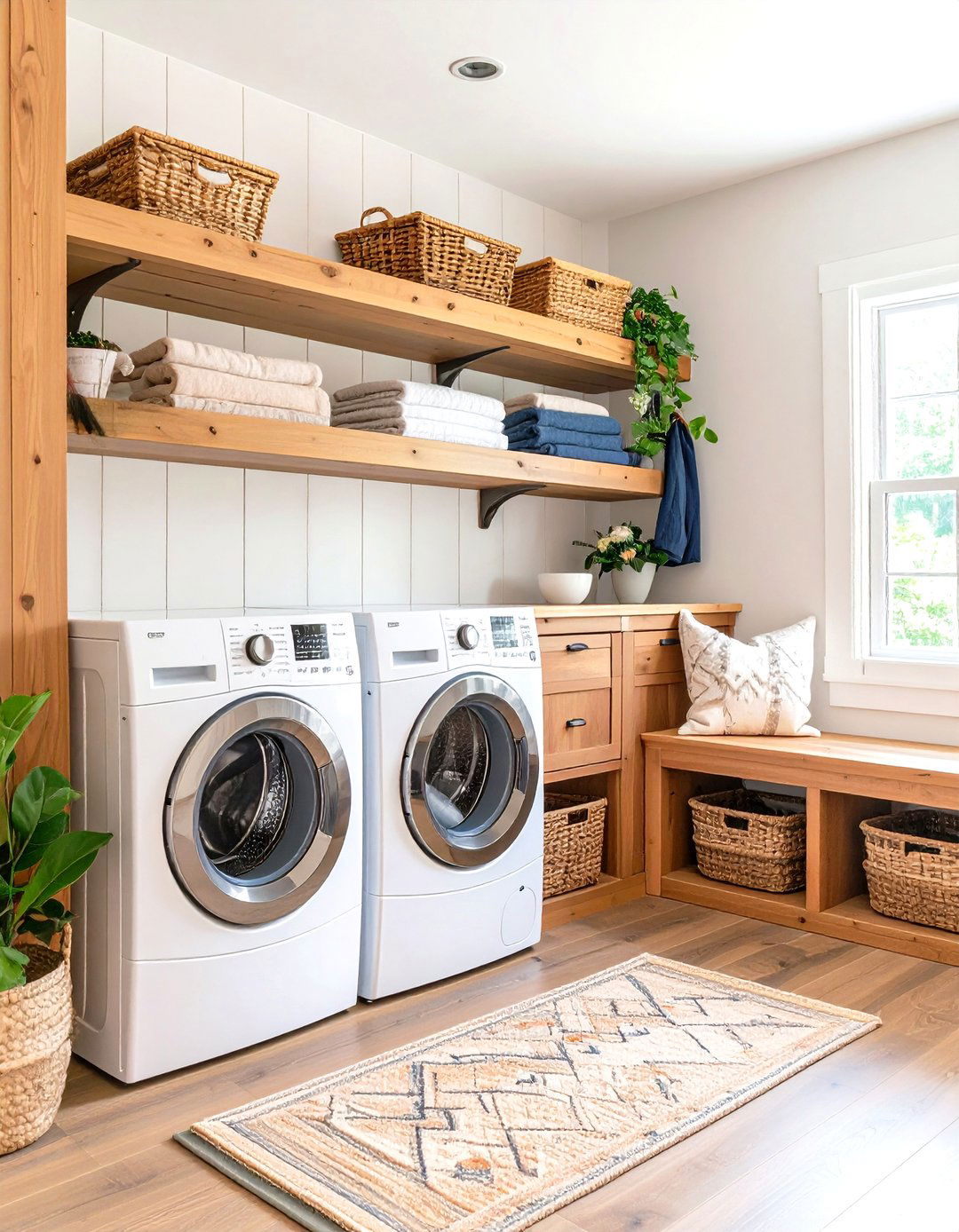 The Double Duty Mudroom Laundry Closet - 30 laundry room closet ideas