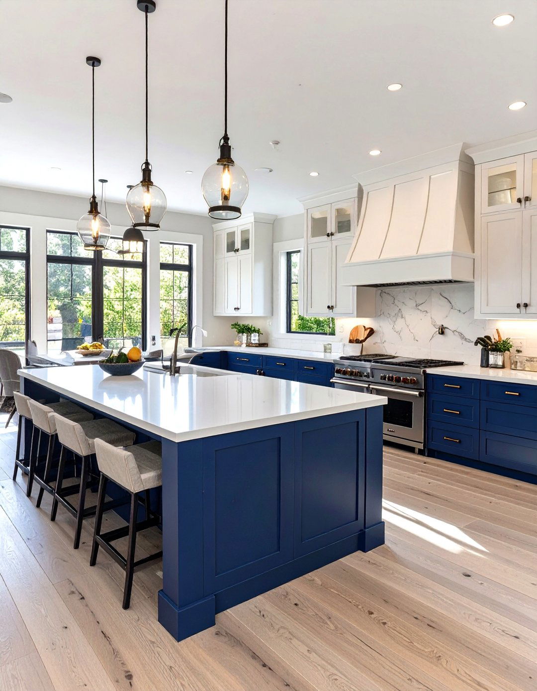 The Double Island Farmhouse Kitchen - 30 modern farmhouse kitchen ideas
