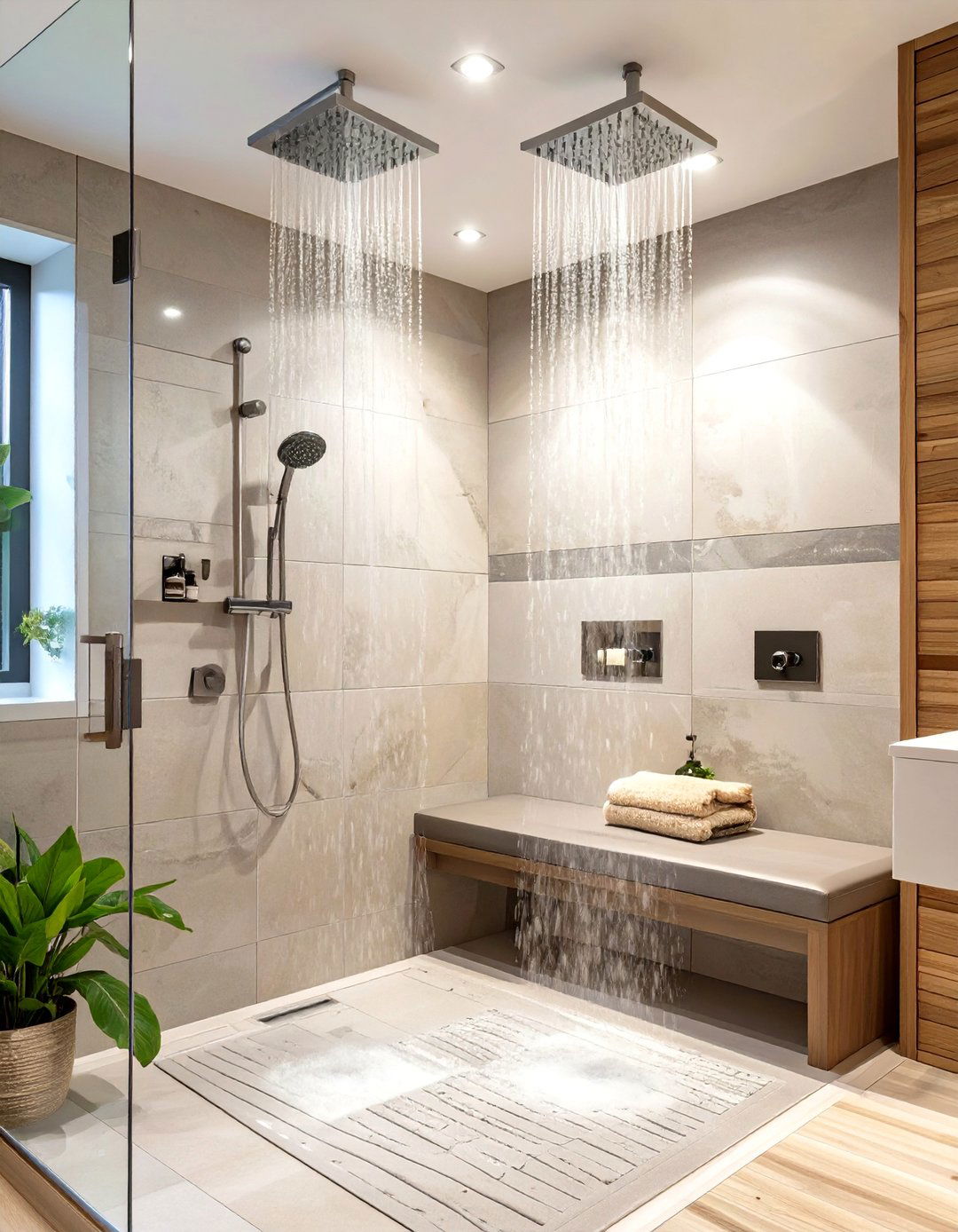 The Double Shower Bathroom - 30 bathroom trends
