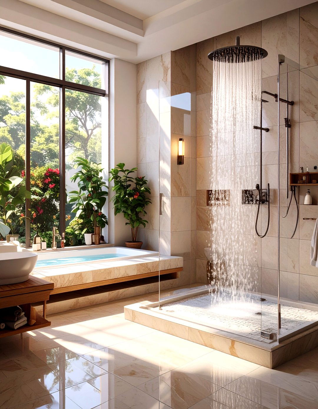 The Double Shower Design - 30 modern shower ideas