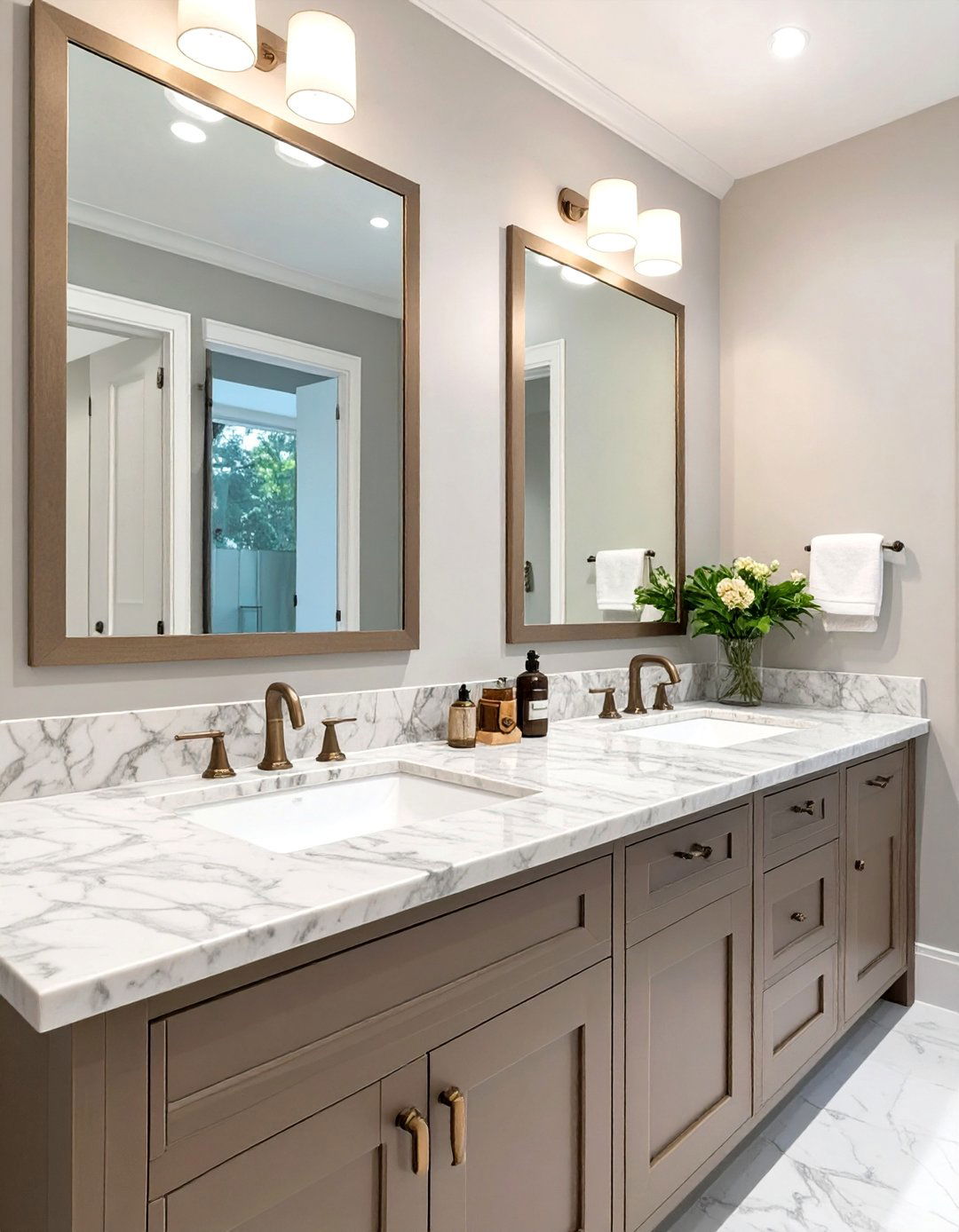 The Double Vanity Bathroom - 30 classic bathroom design ideas