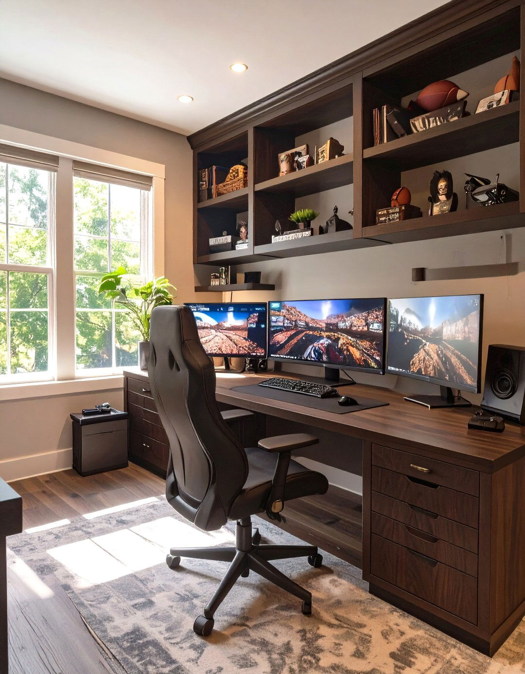 The Draft Day Home Office - 30 madden home design ideas