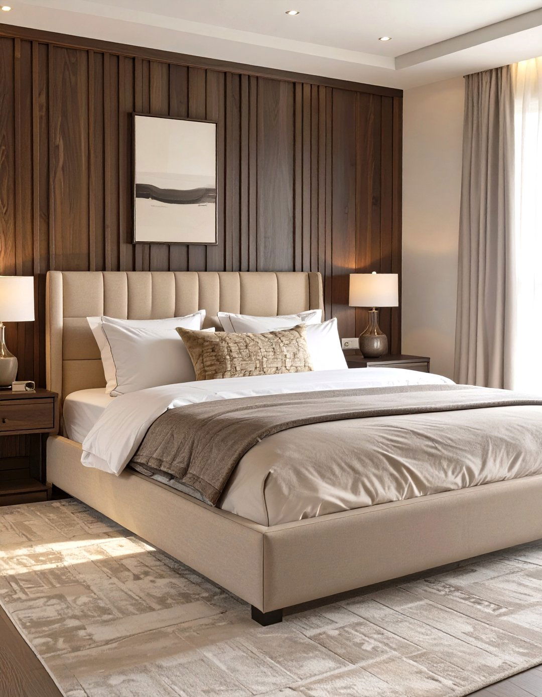 The Dramatic Accent Wall Bedroom - 30 master modern luxury bedroom design ideas