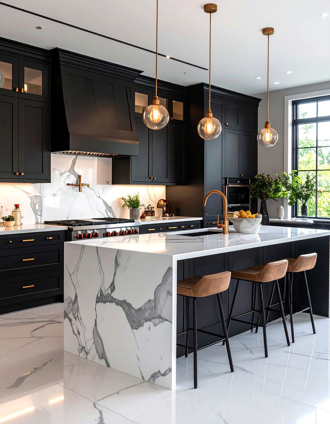 The Dramatic Black Kitchen - 30 kitchen cabinet design tool ideas
