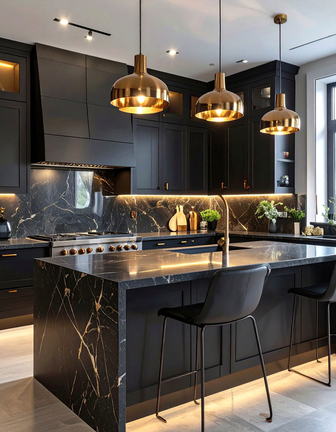 The Dramatic Black Kitchen Aesthetic - 30 contemporary luxury modern kitchen designs