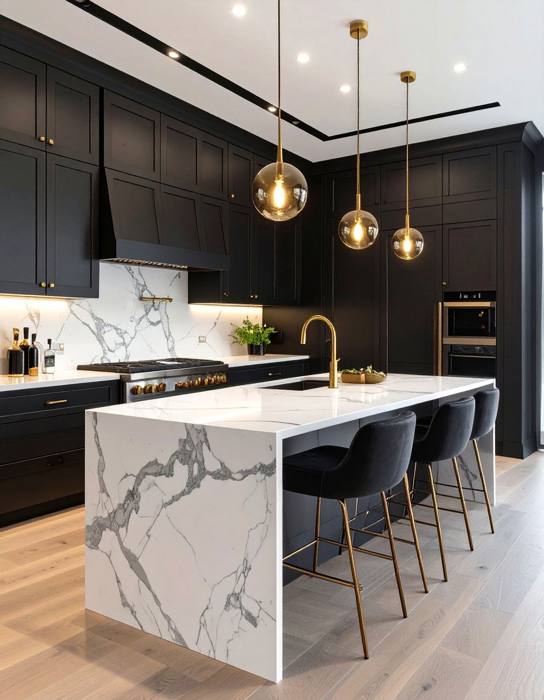 The Dramatic Black Kitchen - 30 beautiful kitchen designs