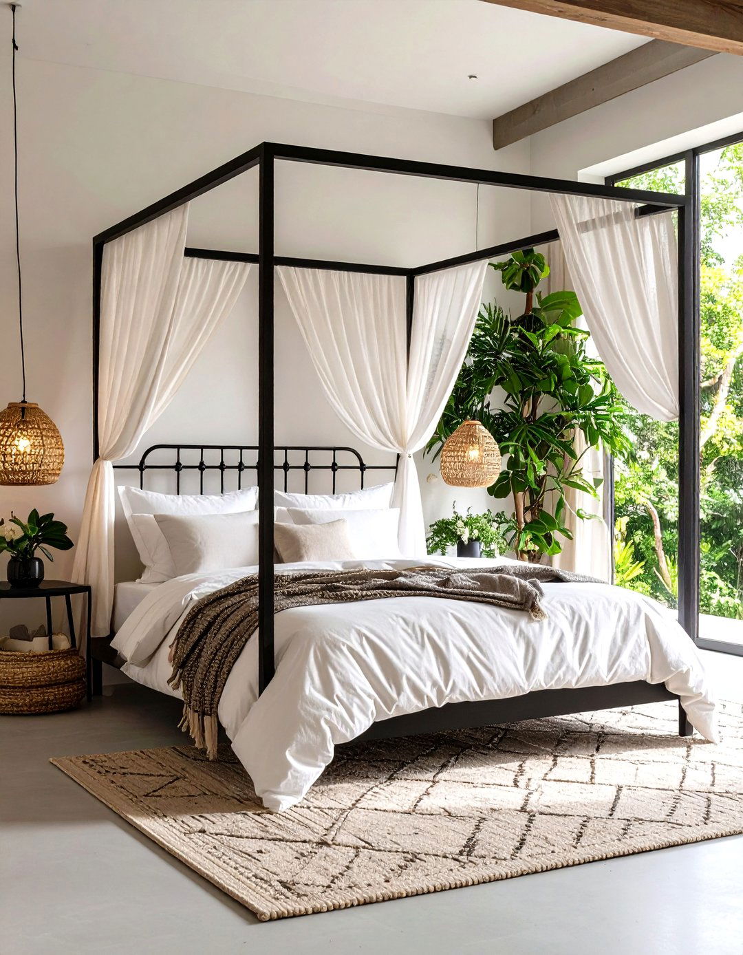 The Dramatic Canopy Bed Bedroom - 30 elegant master bedroom ideas