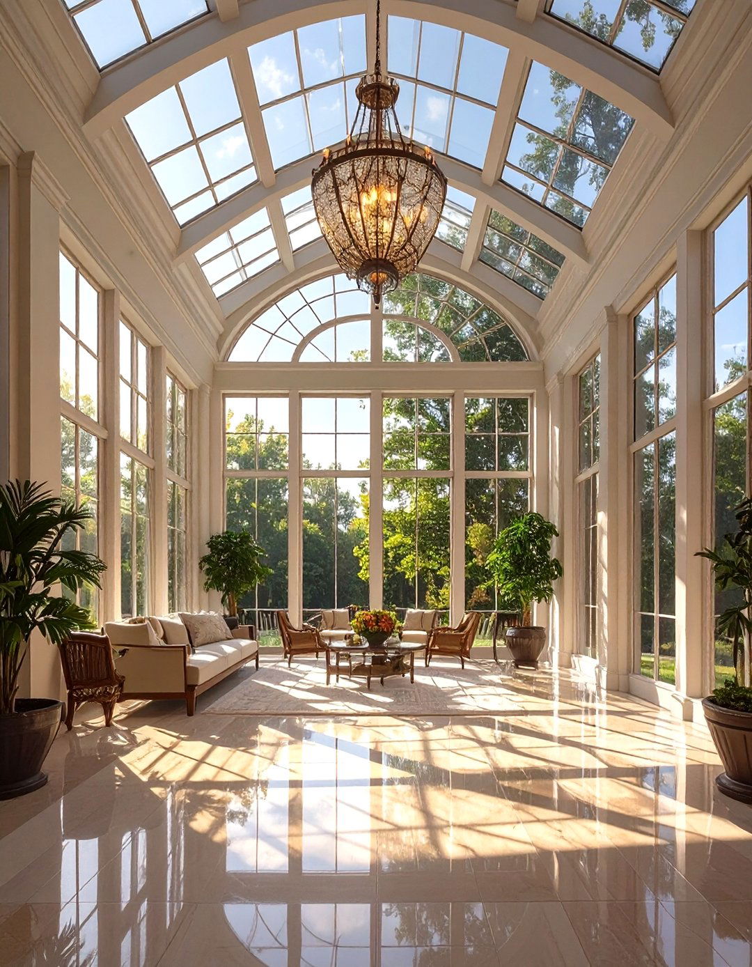 The Dramatic High Ceiling Porch - 30 modern screened in porch ideas