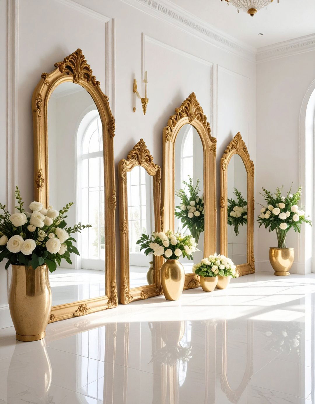 The Dramatic Large Scale Mirror Installation - 30 large wall decor ideas