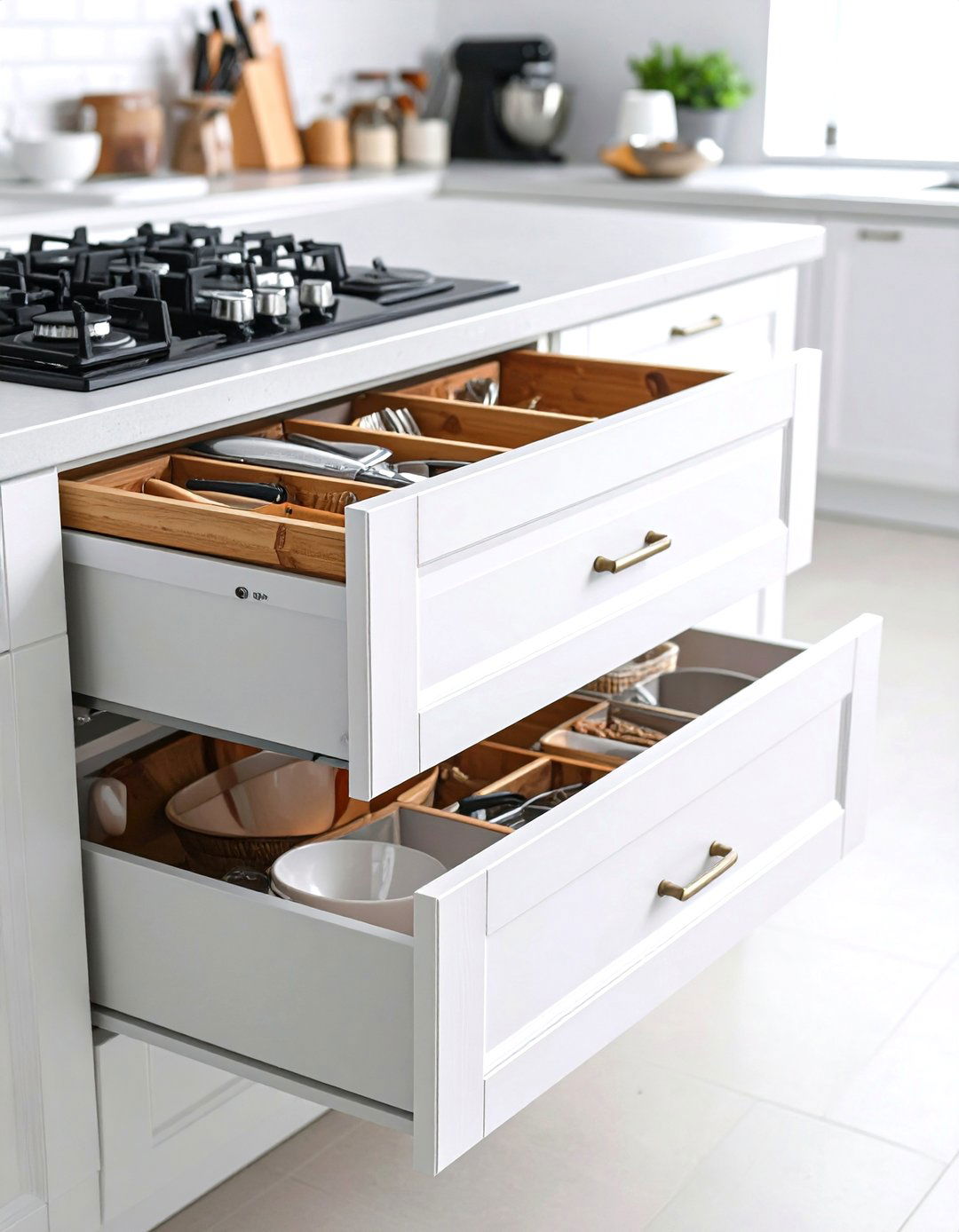 The Drawer Within a Drawer System - 30 kitchen organizing ideas
