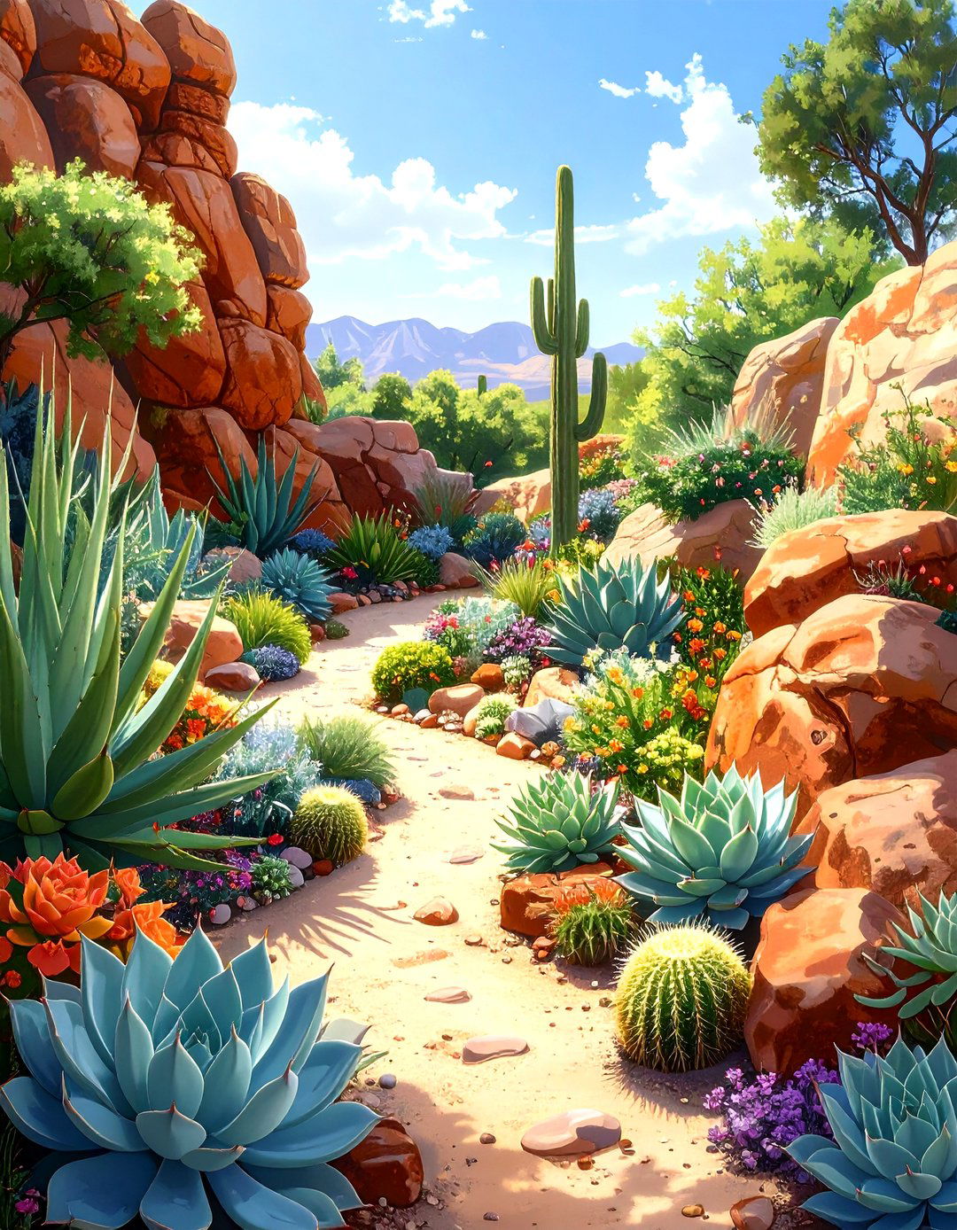 The Drought Tolerant Desert Rock Garden - 30 low maintenance small rock garden ideas