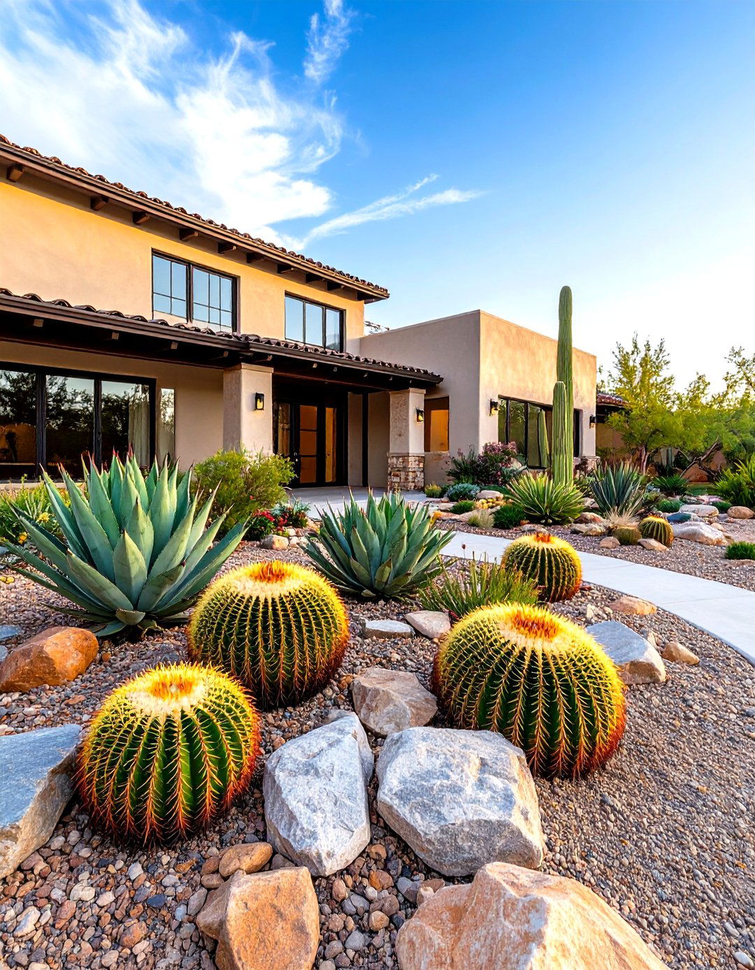 The Drought Tolerant Desertscape Lawn - 30 front lawn landscaping ideas