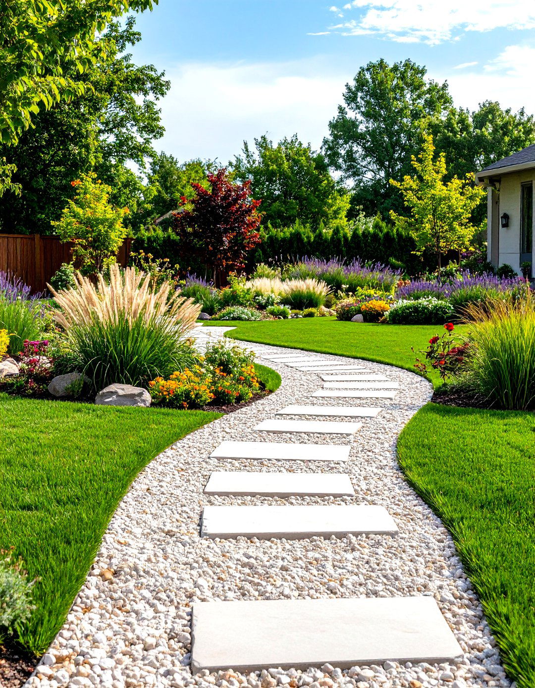 The Drought Tolerant Lawn Alternative - 30 gravel backyard ideas