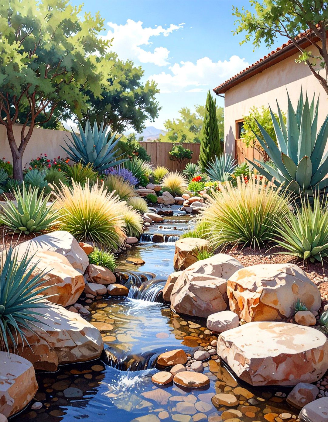 The Drought Tolerant Xeriscape Plan - 30 free online landscape design tool ideas