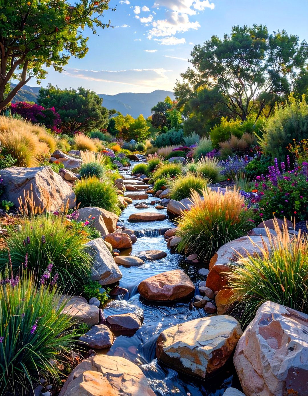 The Dry Creek Bed Rock Garden - 30 ai rock garden design ideas