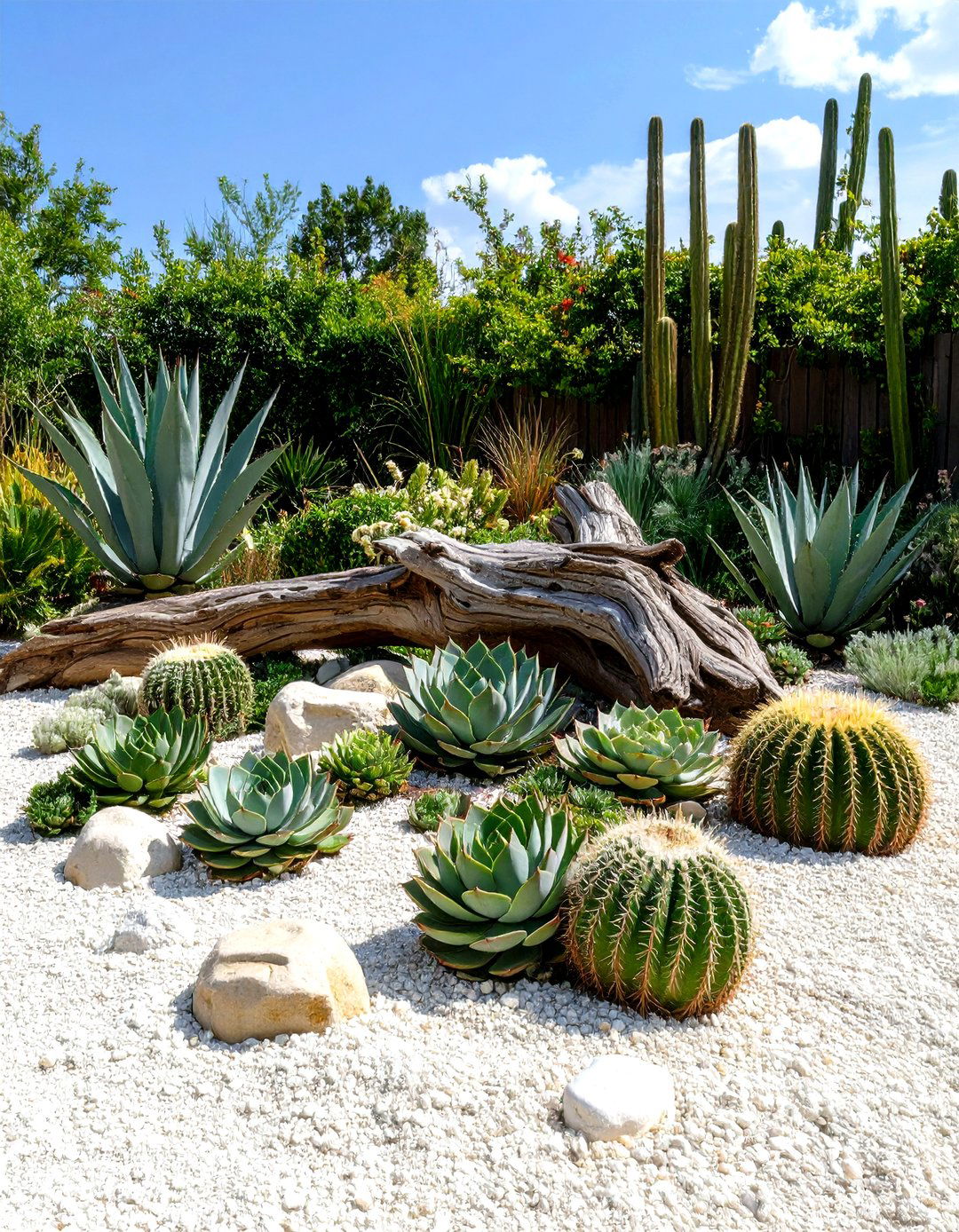 The Dry Garden with Succulents and Cacti - 30 flower garden designs