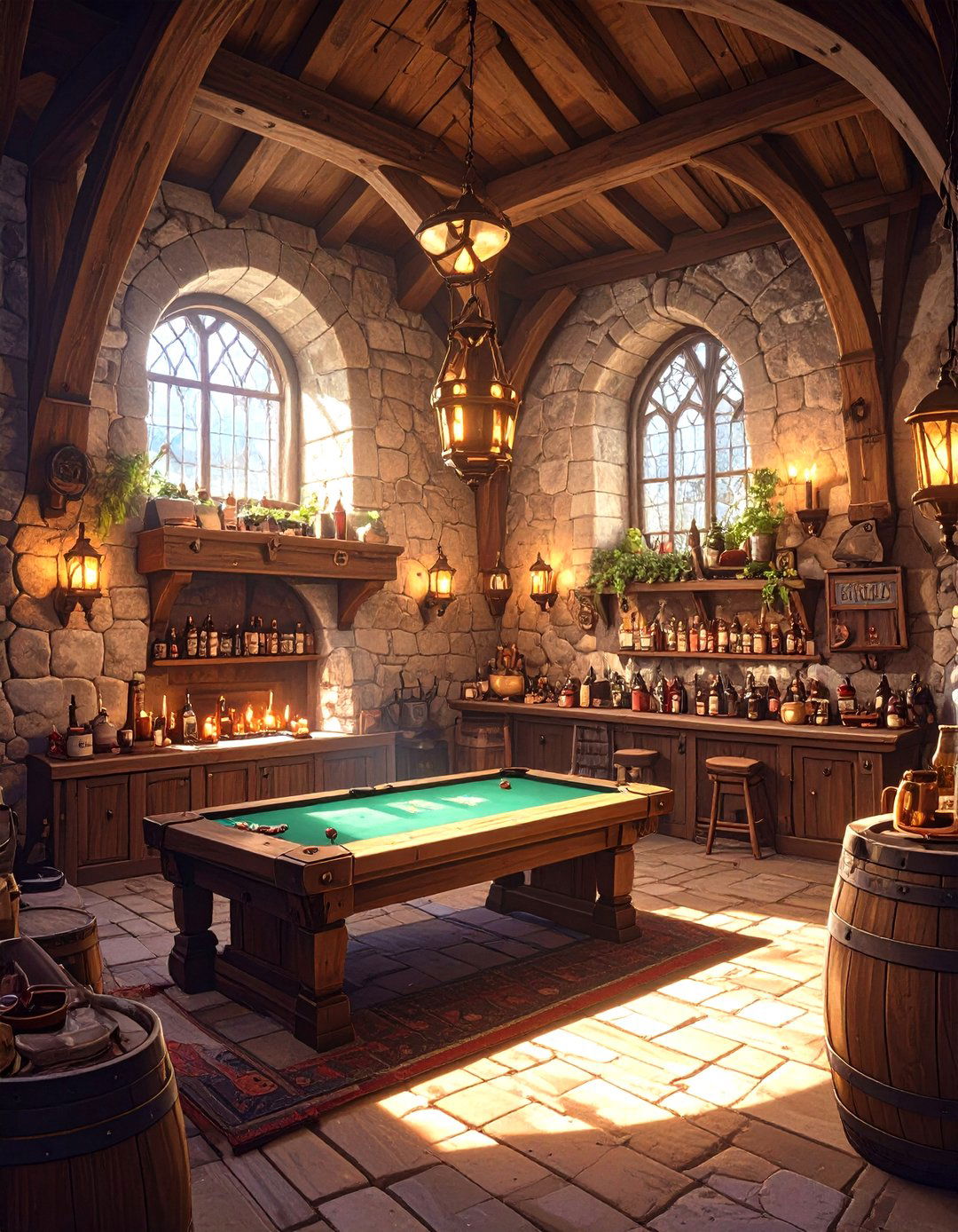 The Dungeons and Dragons Tavern - 30 man cave room ideas
