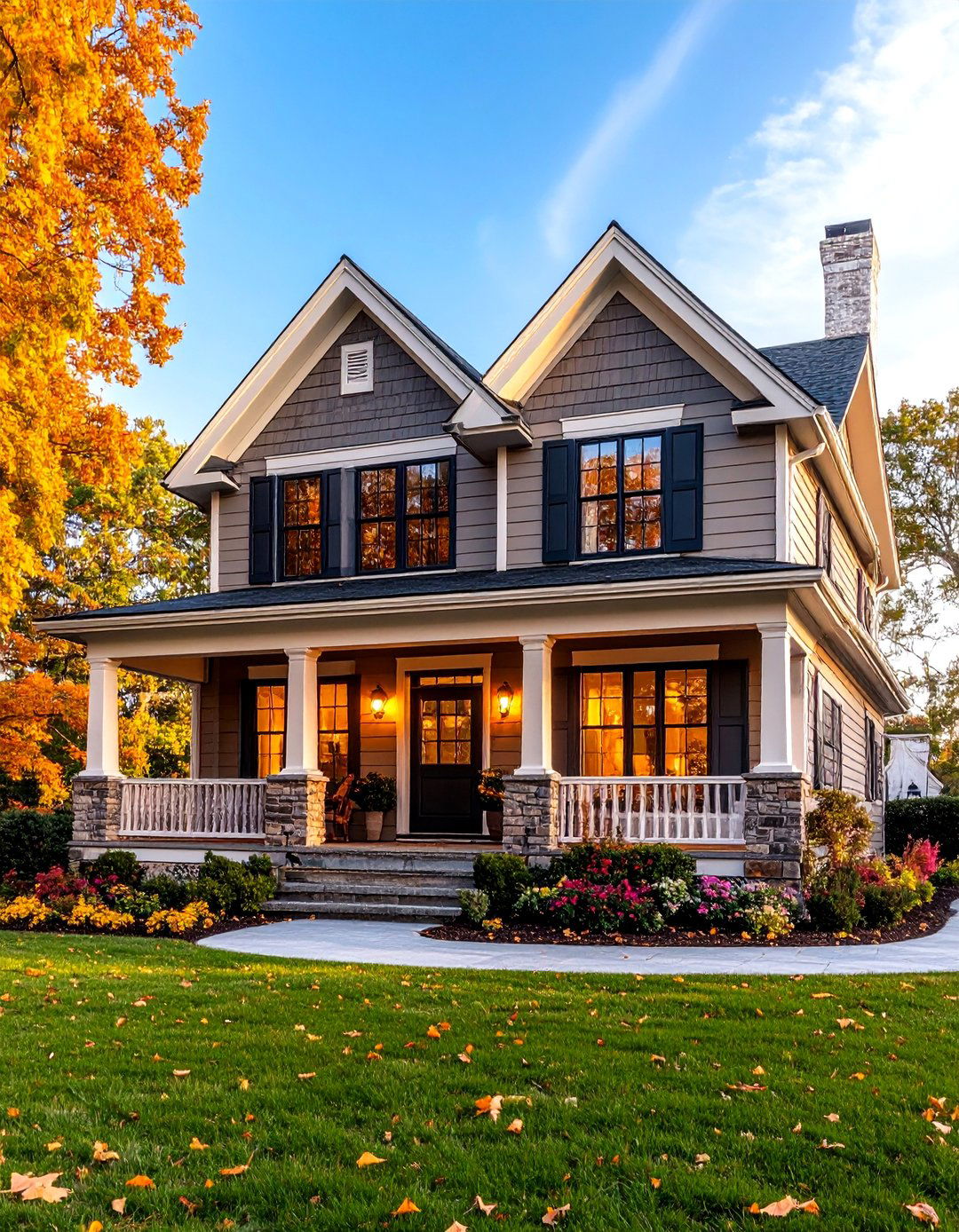 The Dutch Colonial Revival House - 30 3d house design ideas
