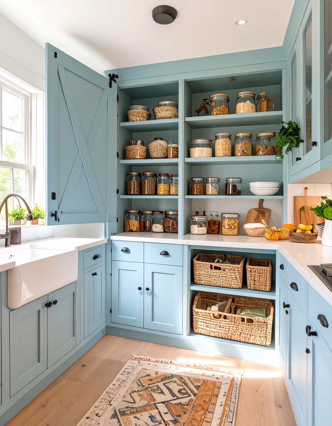 The Dutch Door Pantry - 30 hidden small walk in pantry ideas