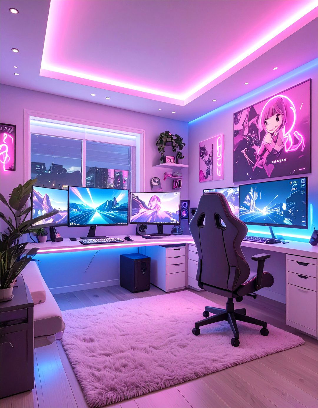 The E Girl Gamer Bedroom - 30 modern teenage girl bedroom ideas