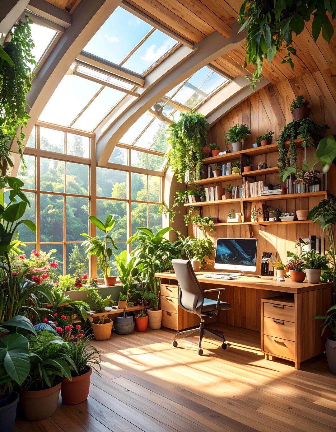 The Earthship Inspired Office - 30 green office ideas