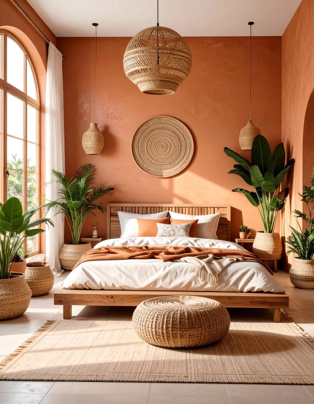 The Earthy Bohemian Bedroom - 30 cozy modern small bedroom ideas