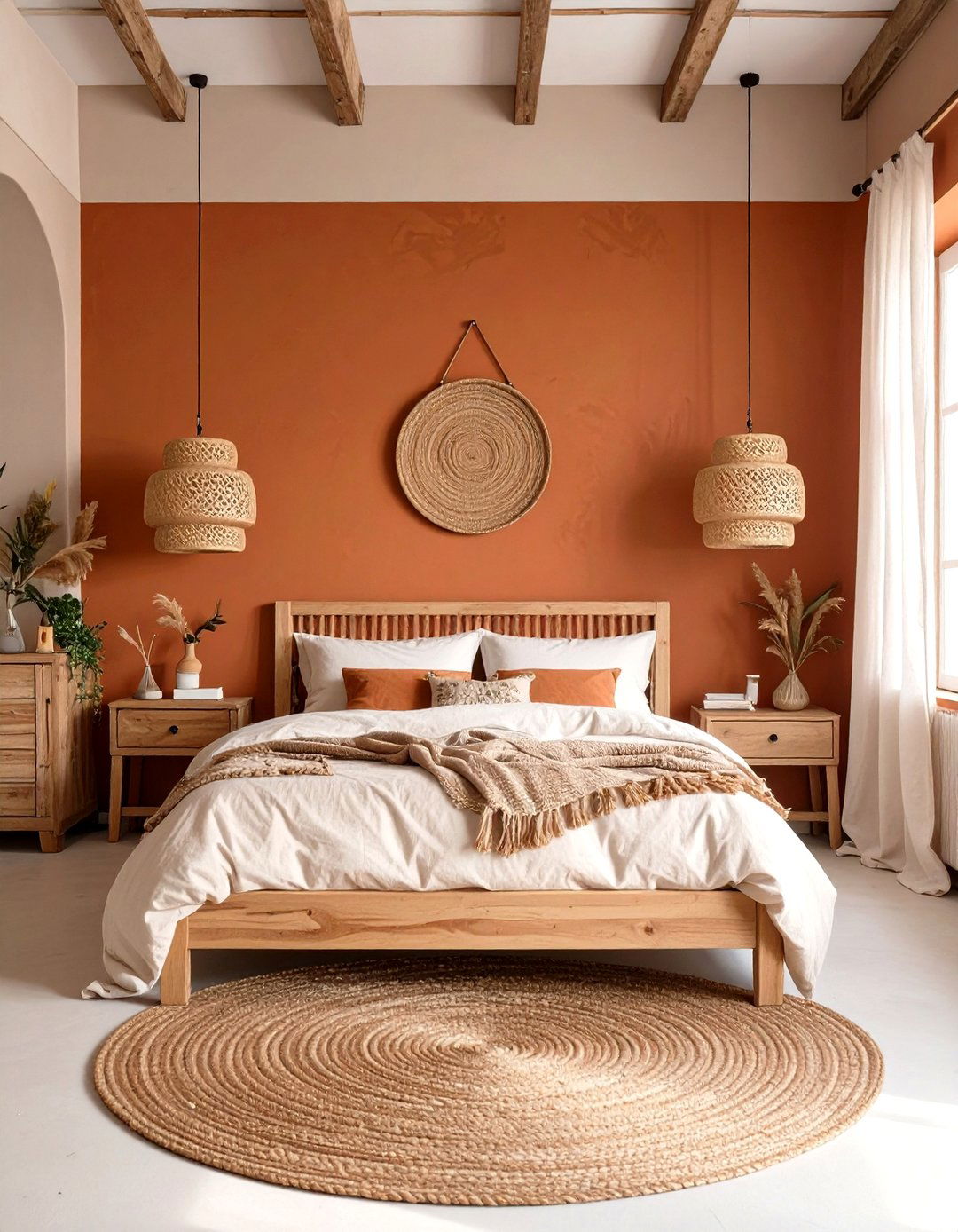 The Earthy Terracotta Bedroom - 30 cozy moody bedroom ideas