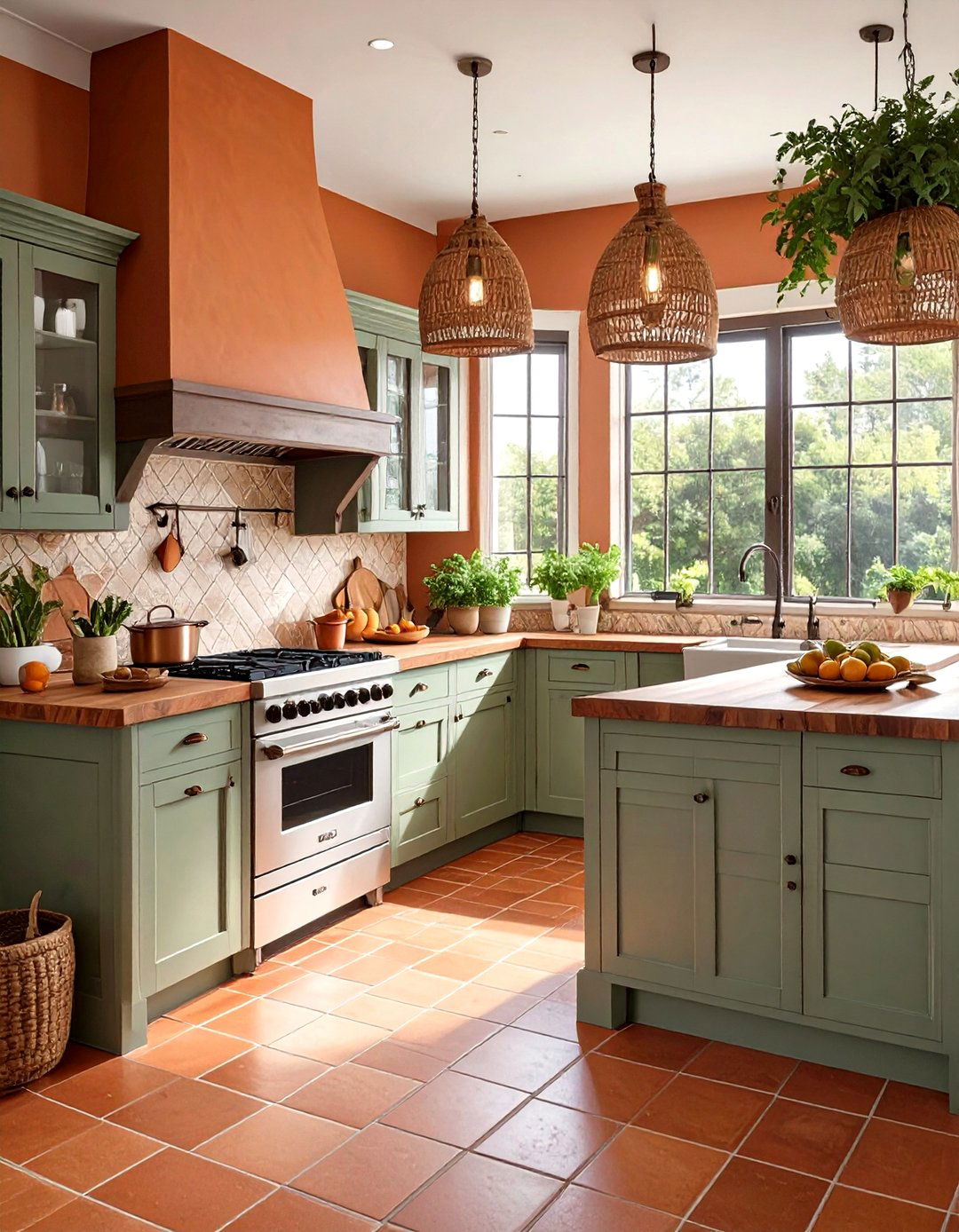 The Earthy Terracotta Kitchen - 30 home decor ideas thehometrotters