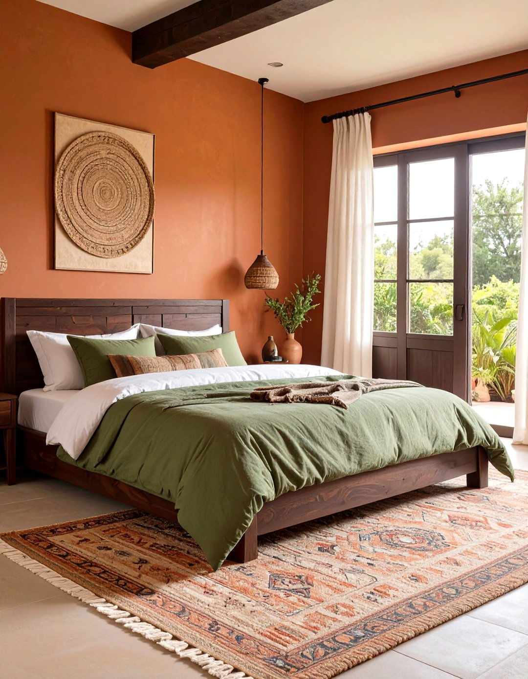 The Earthy Tones Bedroom - 30 cozy bedroom ideas