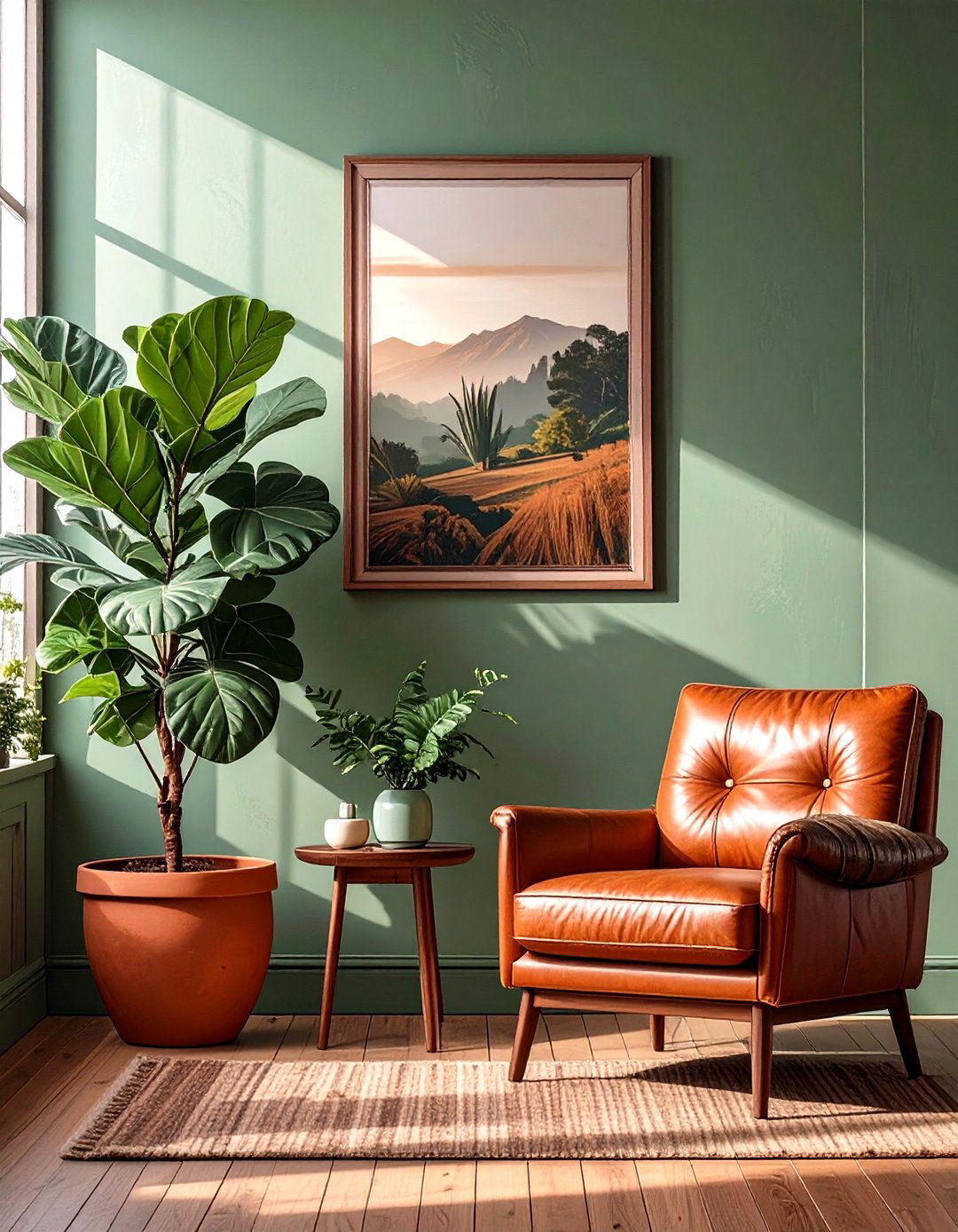 The Earthy Tones Living Room - 30 modern farmhouse living room ideas