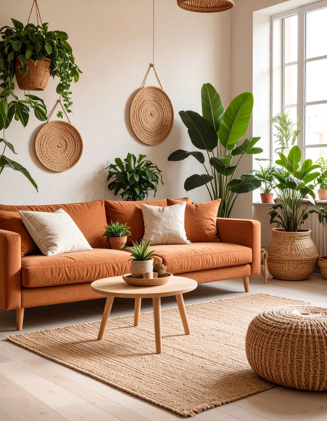 The Earthy Tones Natural Living Room