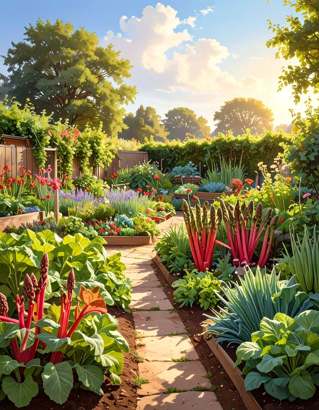 The Easy Care Edible Perennial Garden - 30 low maintenance perennial garden designs