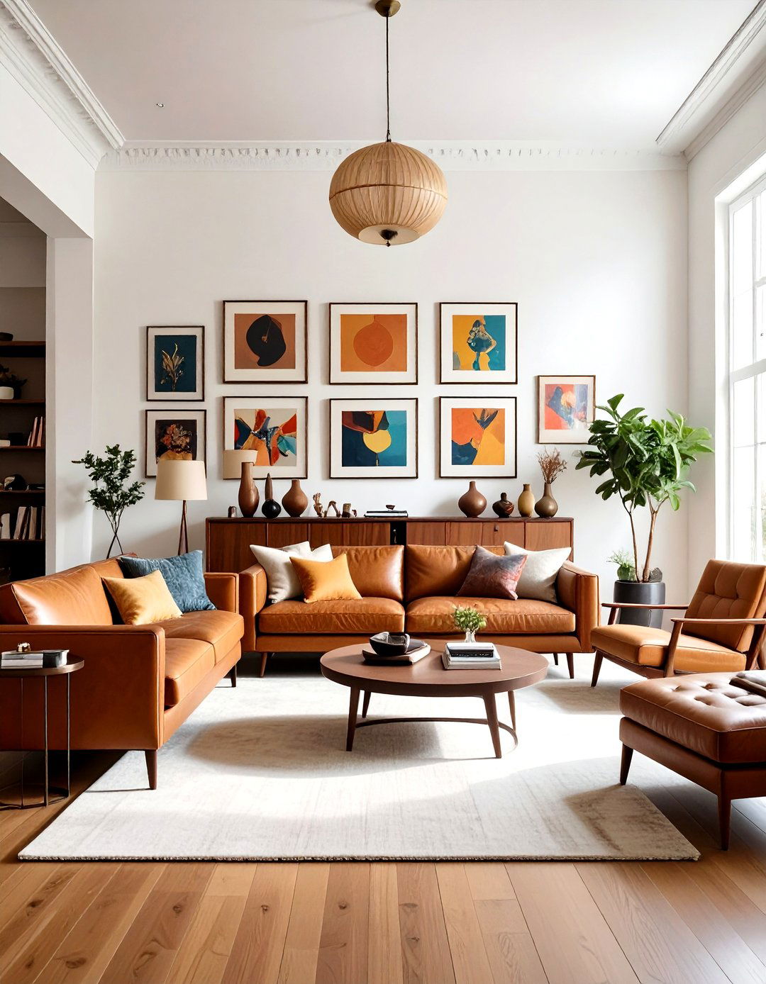 30 Leather Couch Living Room Ideas for Timeless Style - We Love Home Blog