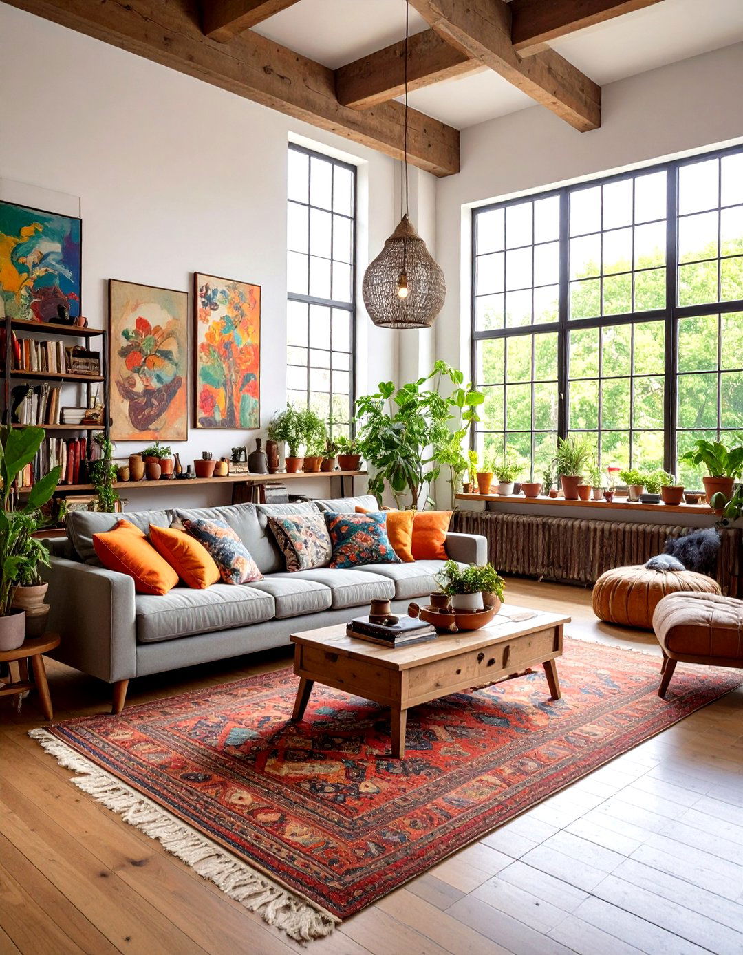 The Eclectic Artists Loft Living Room - 30 living room decor ideas