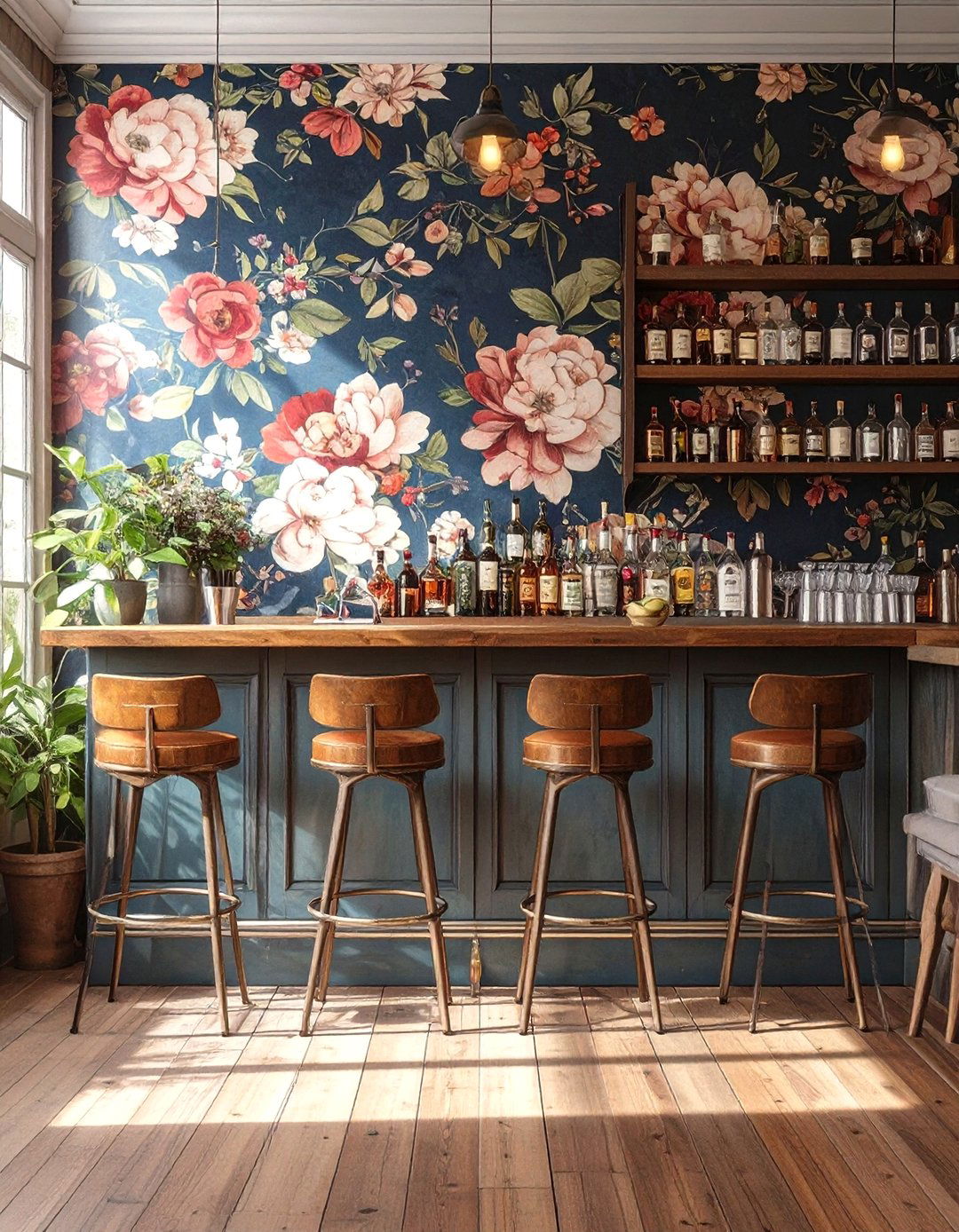 The Eclectic Bar Corner with a Modern Twist - 30 modern eclectic interior design ideas