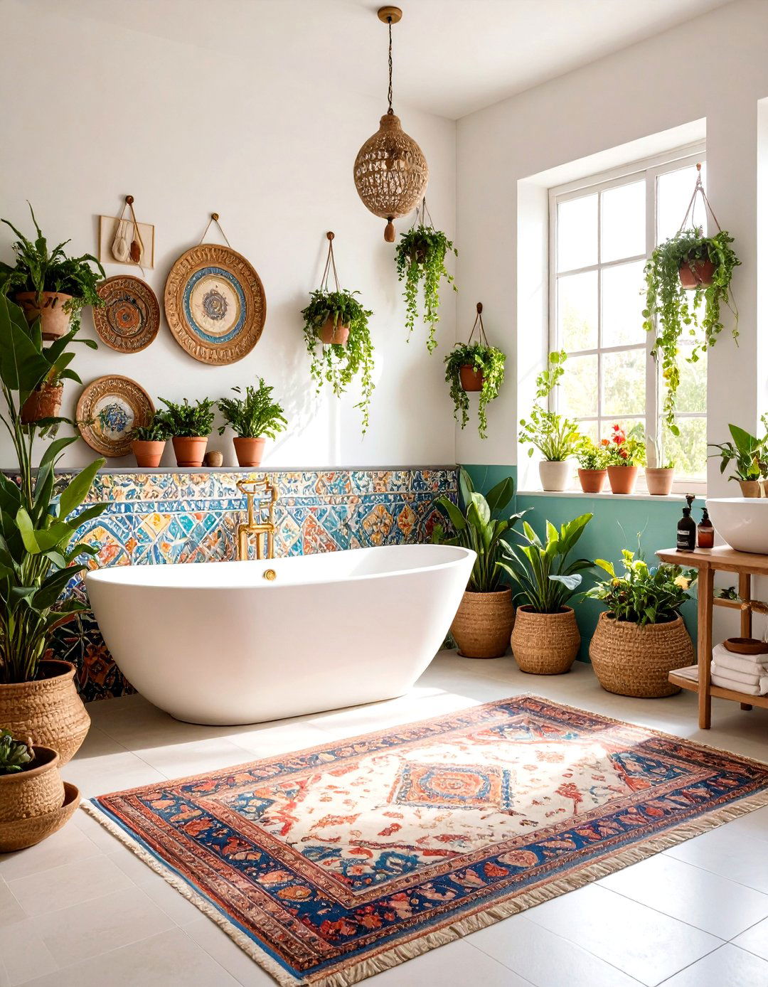 The Eclectic Bohemian Bathroom - 30 elegant bathroom ideas