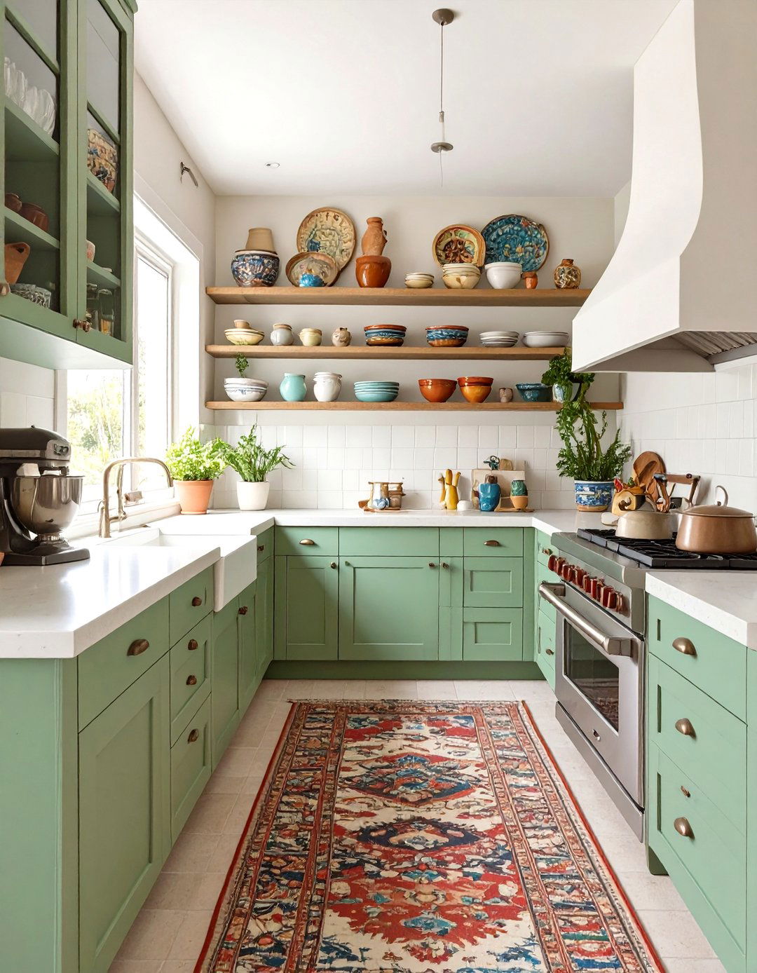 The Eclectic Bohemian Beach Kitchen - 30 beach house kitchen ideas