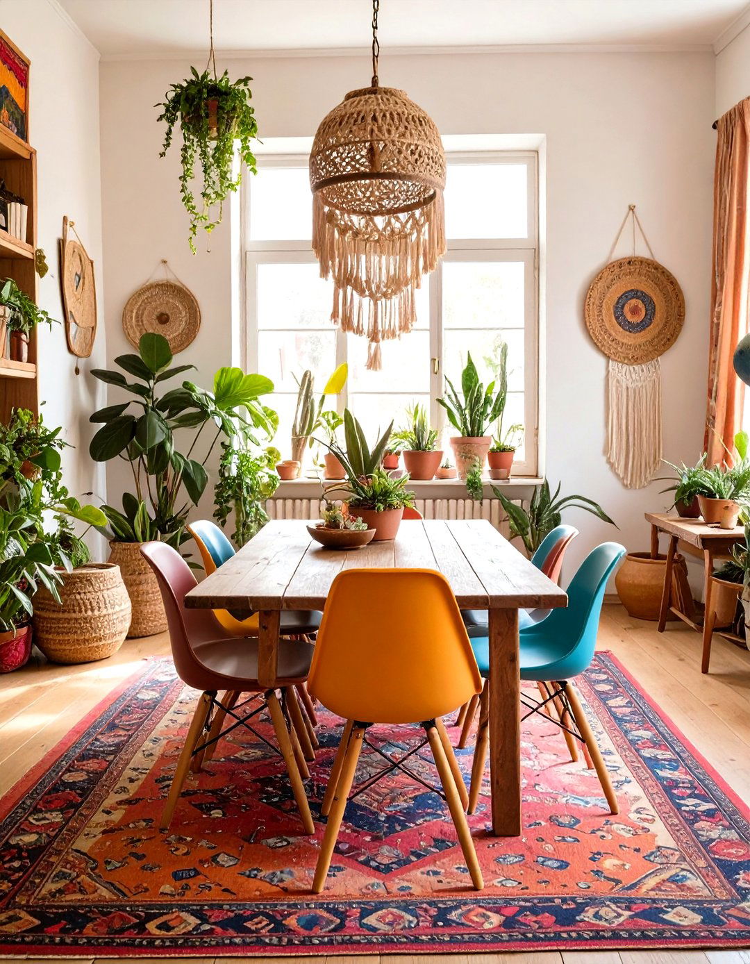 The Eclectic Bohemian Dining Room - 30 dining room interior design ideas