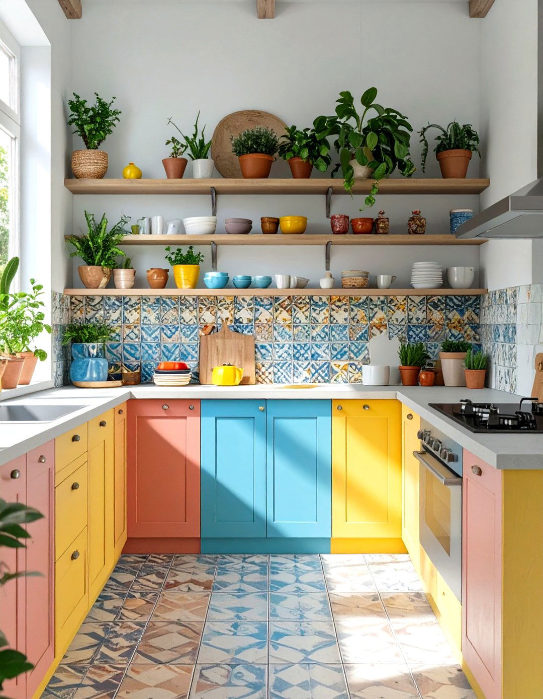 The Eclectic Bohemian Kitchen - 30 free online kitchen design ideas