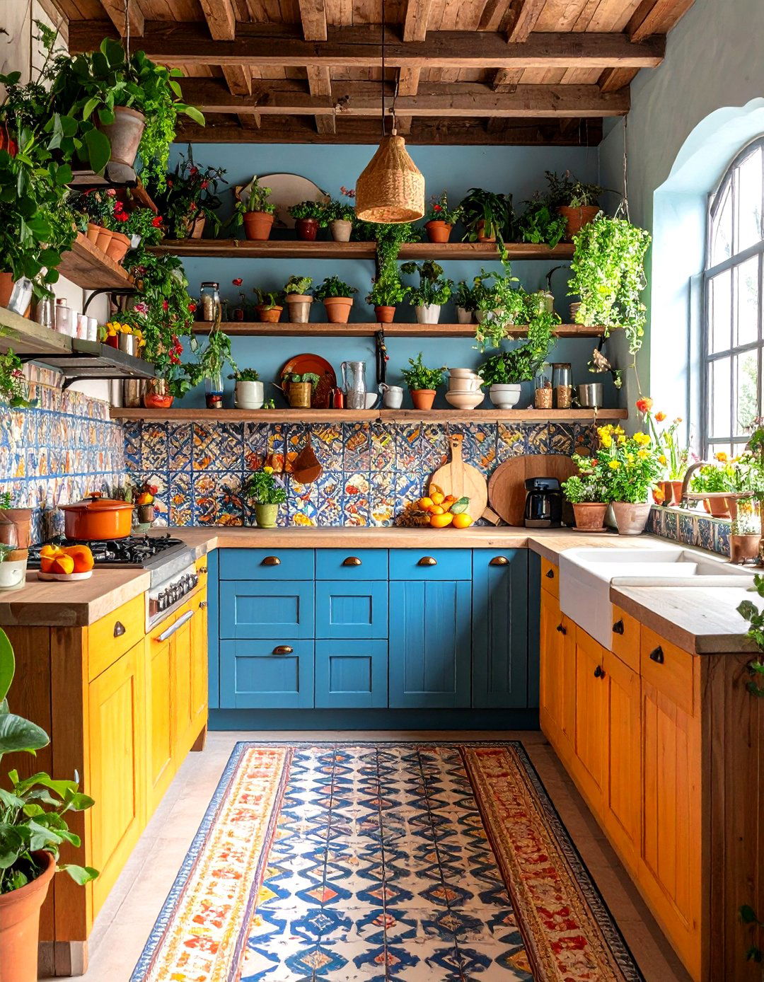 The Eclectic Bohemian Kitchen - 30 kitchen cabinet design tool ideas