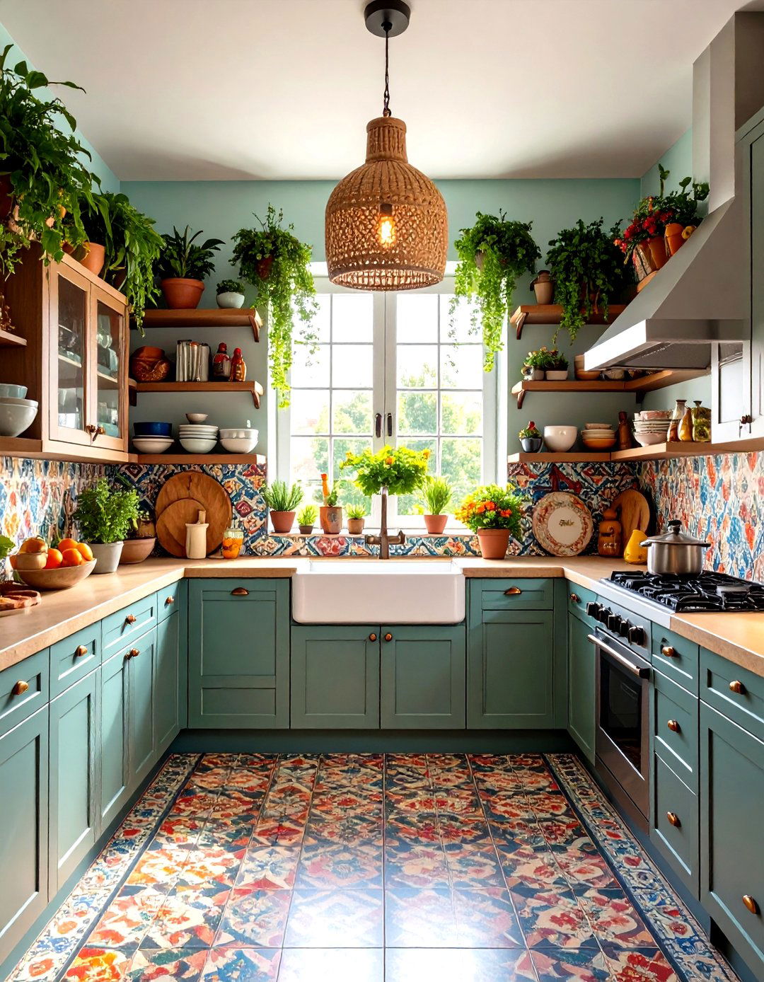 The Eclectic Bohemian Kitchen - 30 kitchen remodel ideas on a budget