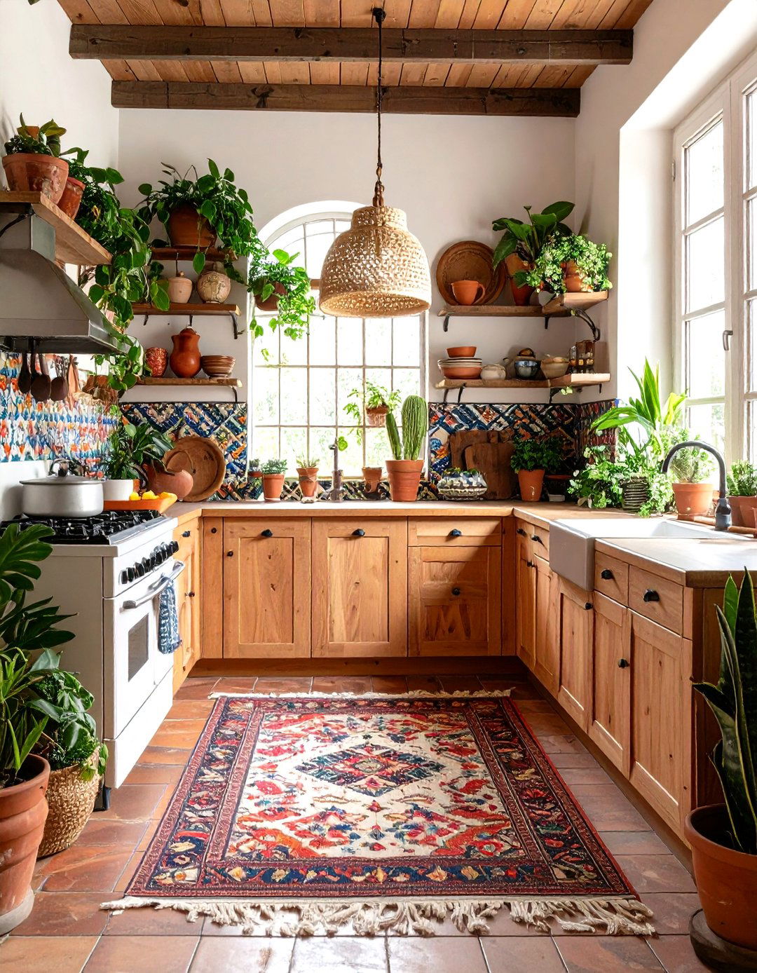The Eclectic Bohemian Kitchen - 30 kitchen remodeling ideas
