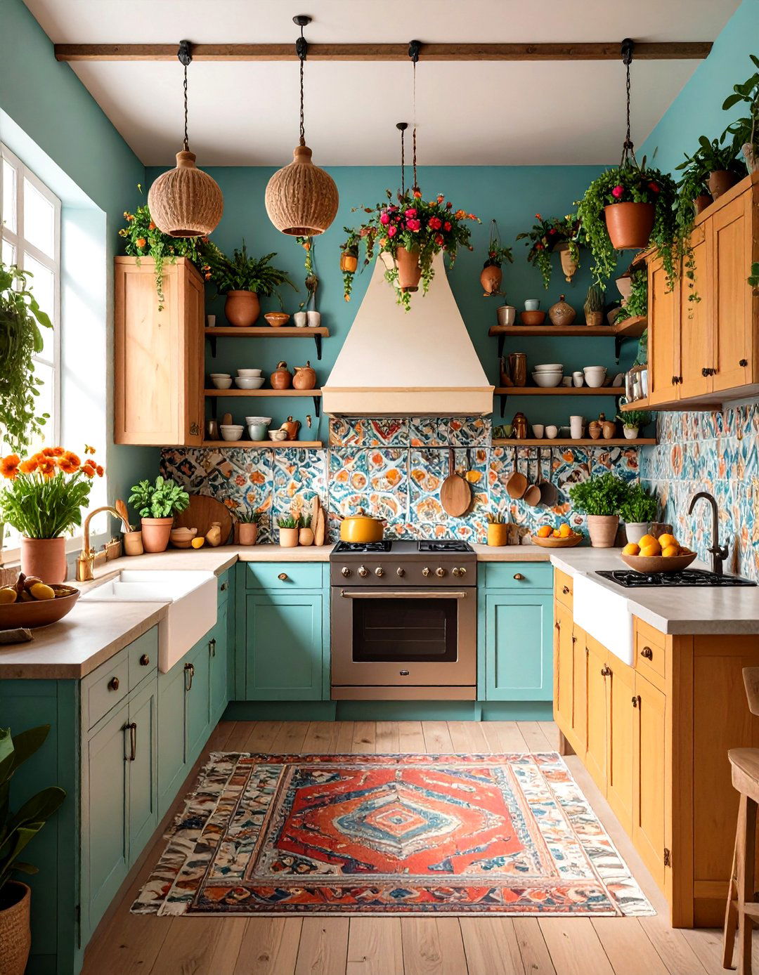 The Eclectic Bohemian Kitchen - 30 kitchen remodels ideas